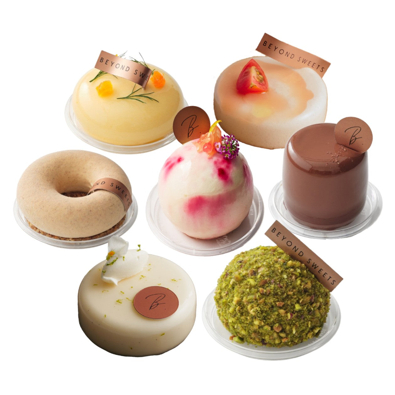Assorted cake set of 4