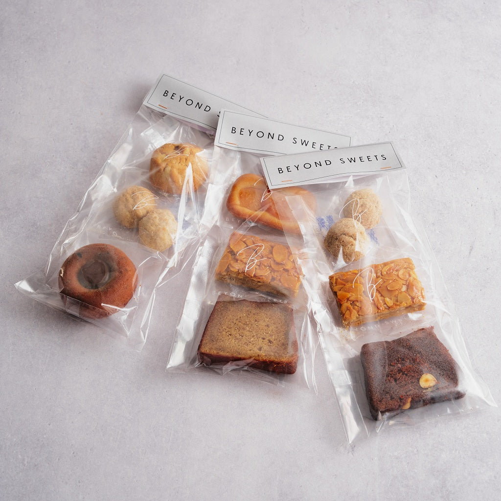 Low-sugar/plant-based | Baked goods small gift set A-C