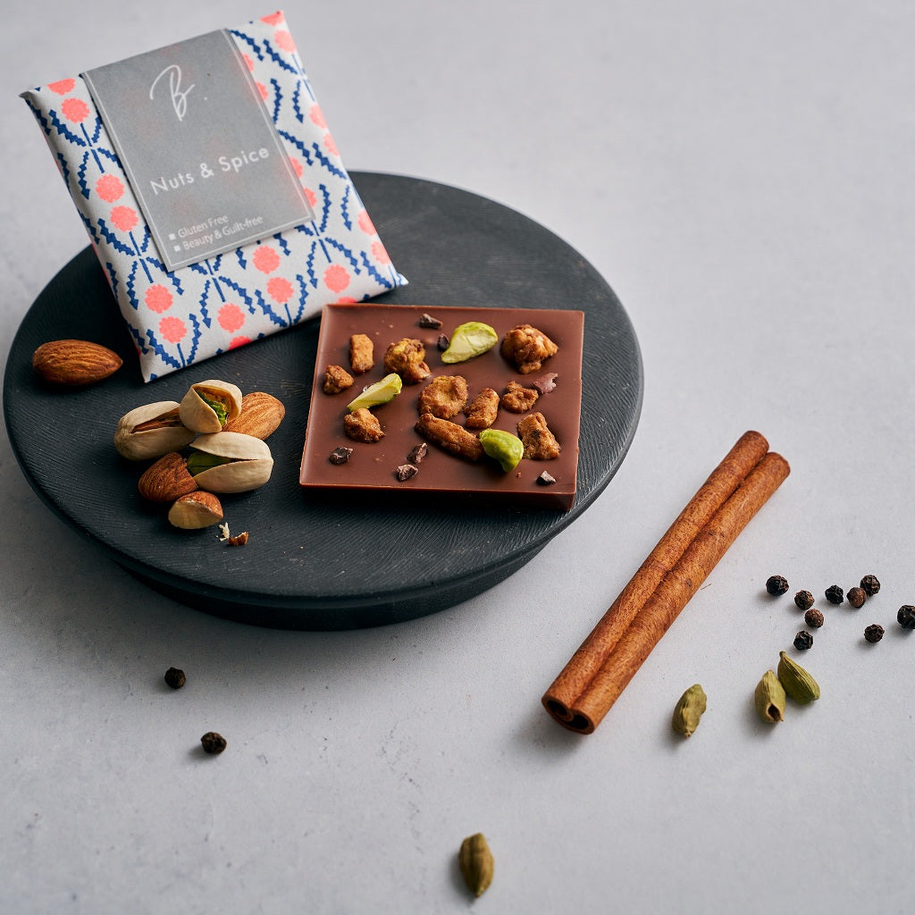 低糖質タブレットショコラ 【ナッツ&スパイス】