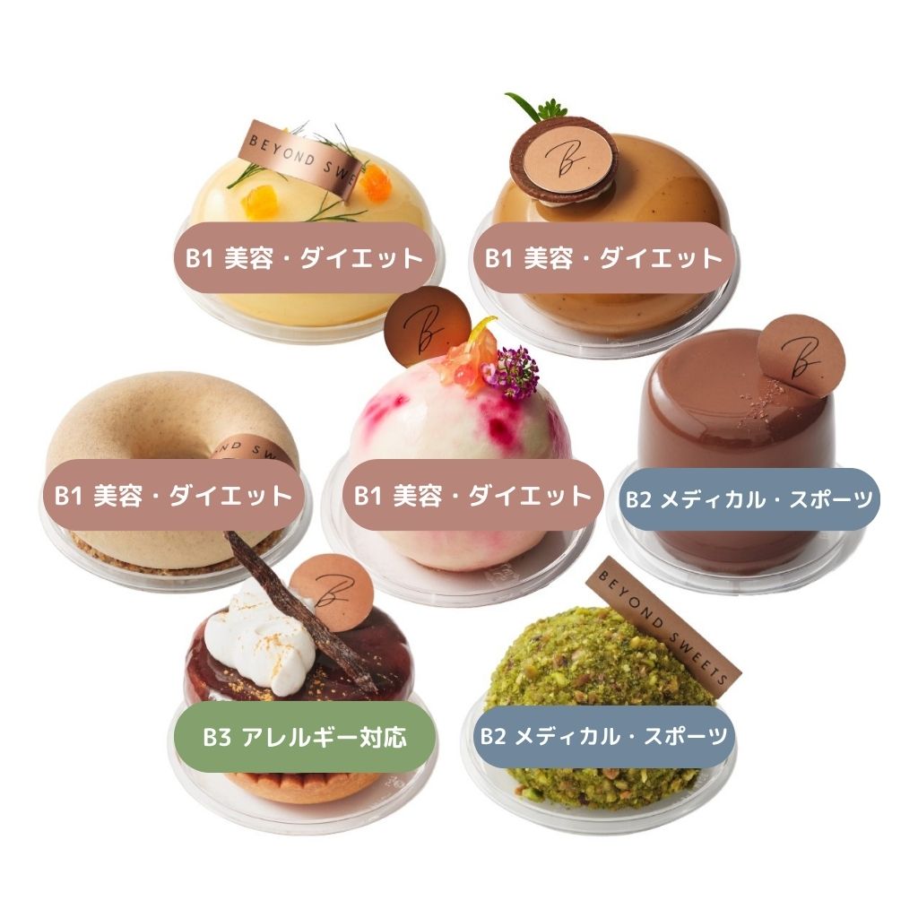 Assorted cake set of 4