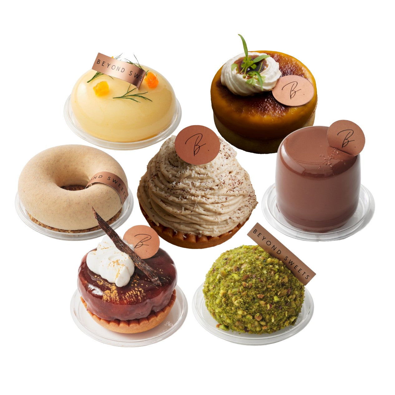 Assorted cake set of 4