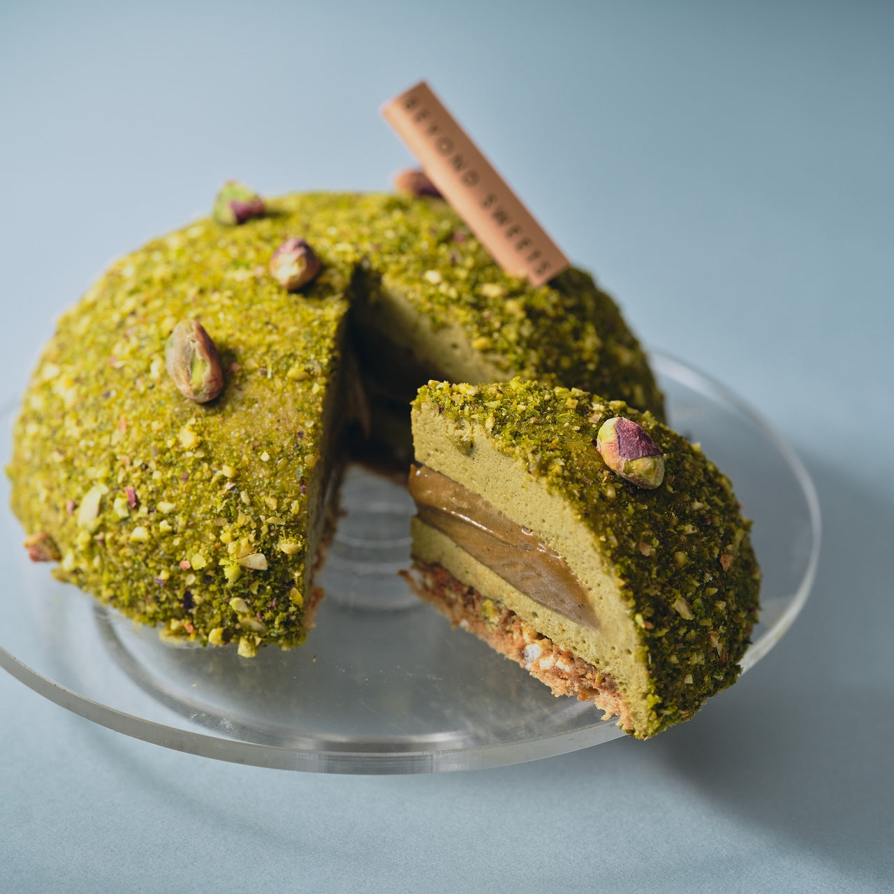 Low-carb mousse | Rich pistachio (sugar-free) [whole]