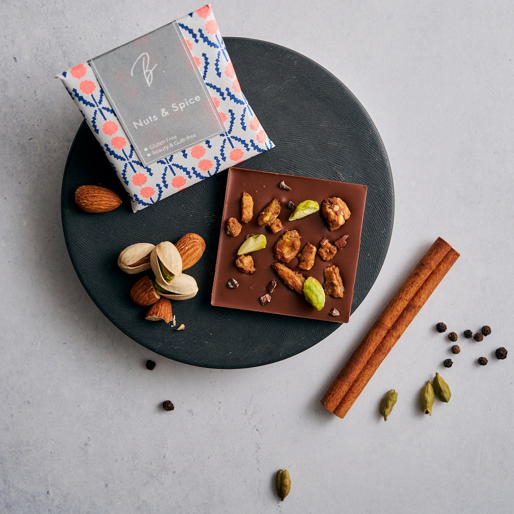 低糖質タブレットショコラ 【ナッツ＆スパイス】