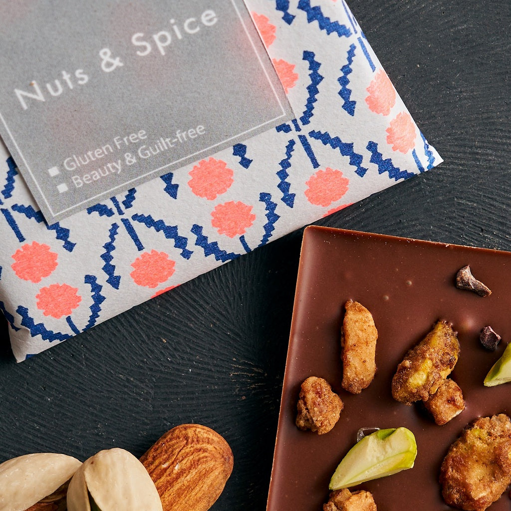 低糖質タブレットショコラ 【ナッツ＆スパイス】
