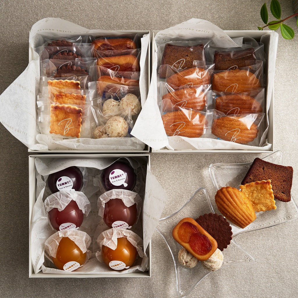 【送料無料・常温配送】焼菓子ギフトHISUI 3段［25個入］