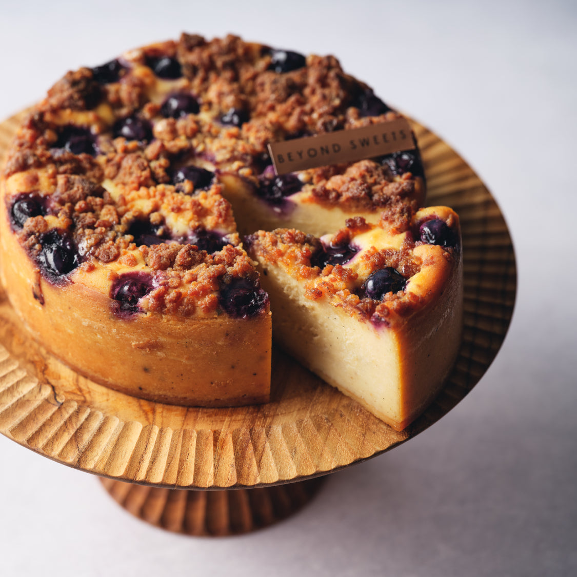 Low-sugar cake | Whole baked cheesecake